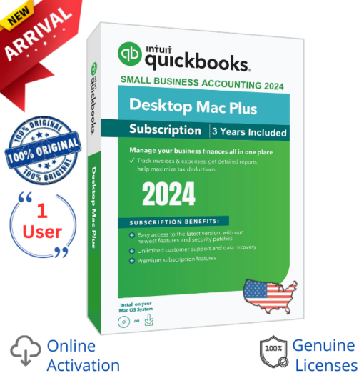 QuickBooks Desktop Mac Plus 2024